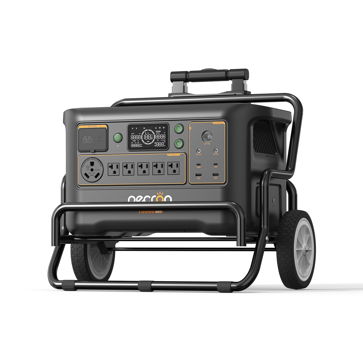 F3000LFP / With Cart / Battery Pack EP3800-48v is 3840Wh PRE-ORDER (only battery/not output/input)