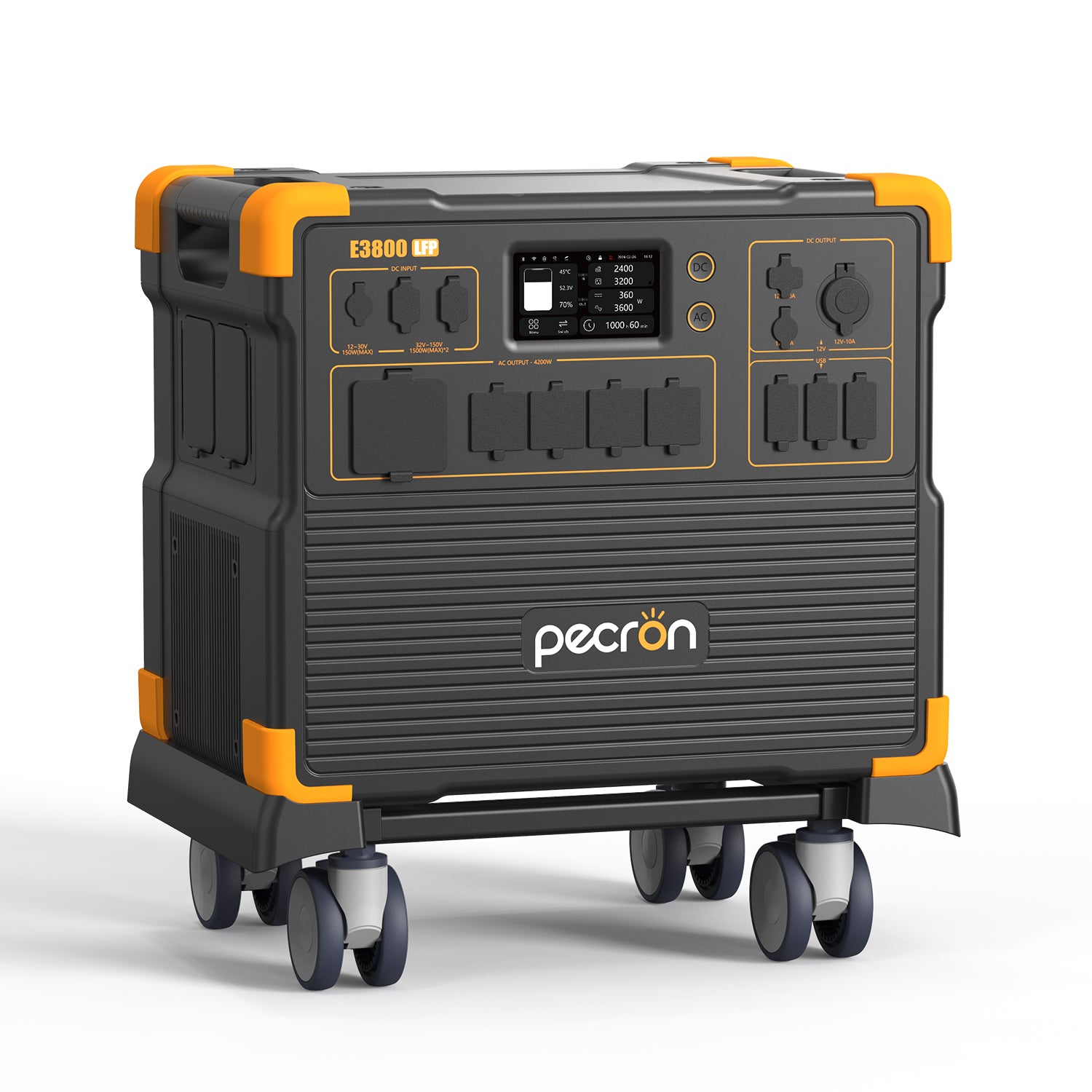 PECRON E3800LFP Solar Generator 4200W 3840Wh with Free Cart PRE-ORDER