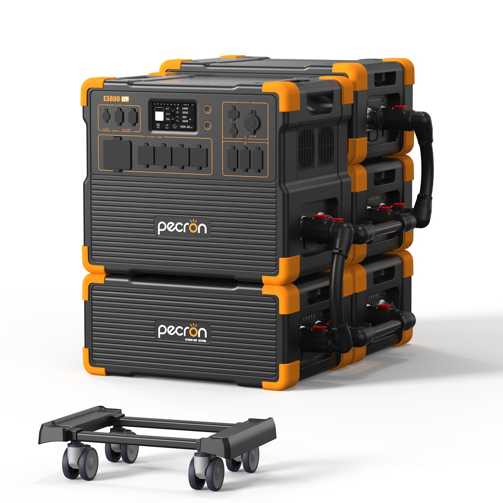 E3800LFP-4*EP3800-48V / Battery Pack EP3800-48v is 3840Wh PRE-ORDER (only battery/not output/input)