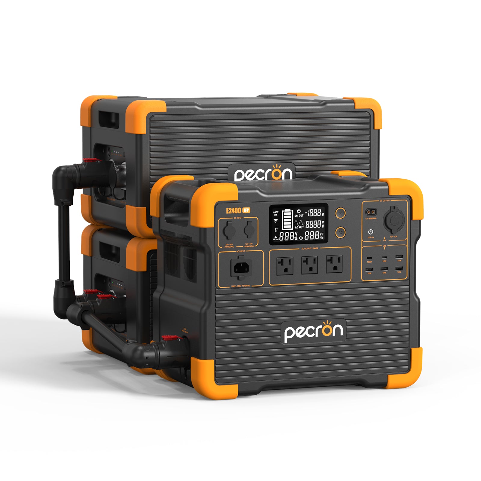 E2400LFP+2*EP3800-48V / EP3800-48v is 3840Wh PRE-ORDER (only battery/not output/input)