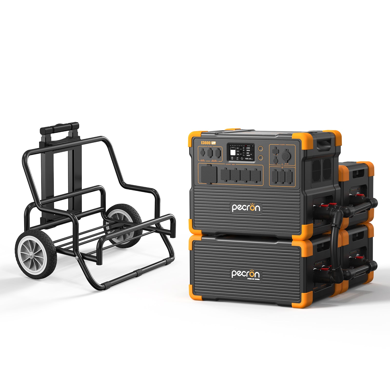 E3600LFP+3*EP3800-48V-PRE-ORDER / With Trolley / EP3800-48v is 3840Wh PRE-ORDER (only battery/not output/input)