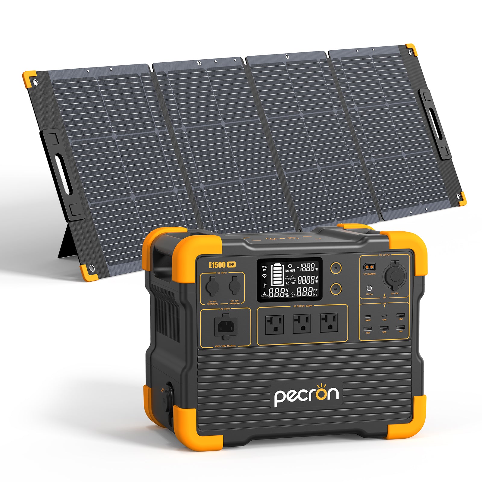 E1500LFP+200W Solar kit / Battery Pack EP3800-48v is 3840Wh PRE-ORDER (only battery/not output/input)