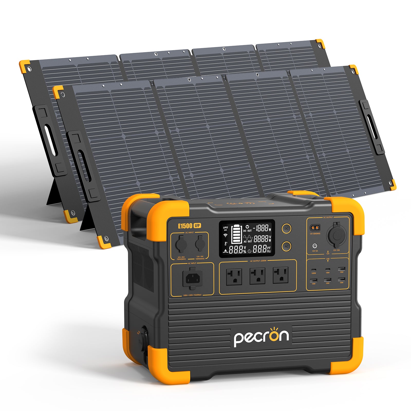 E1500LFP 2*200W Solar kit / Battery Pack EP3800-48v is 3840Wh PRE-ORDER (only battery/not output/input)