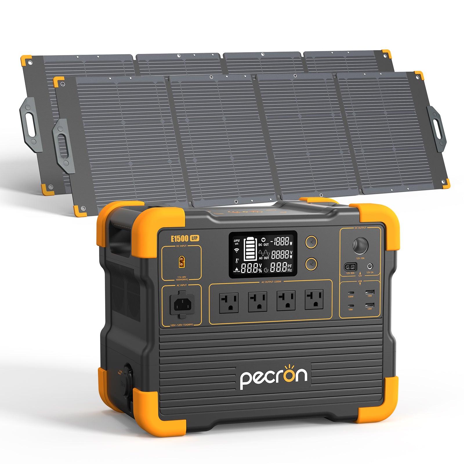 E1500LFP 2*300W Solar kit / Battery Pack EP3800-48v is 3840Wh PRE-ORDER (only battery/not output/input)