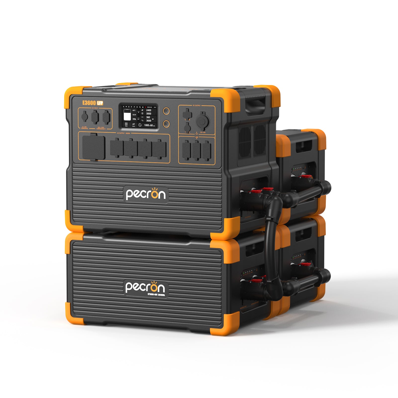 E3600LFP+3*EP3800-48V-PRE-ORDER / Without Trolley / EP3800-48v is 3840Wh PRE-ORDER (only battery/not output/input)