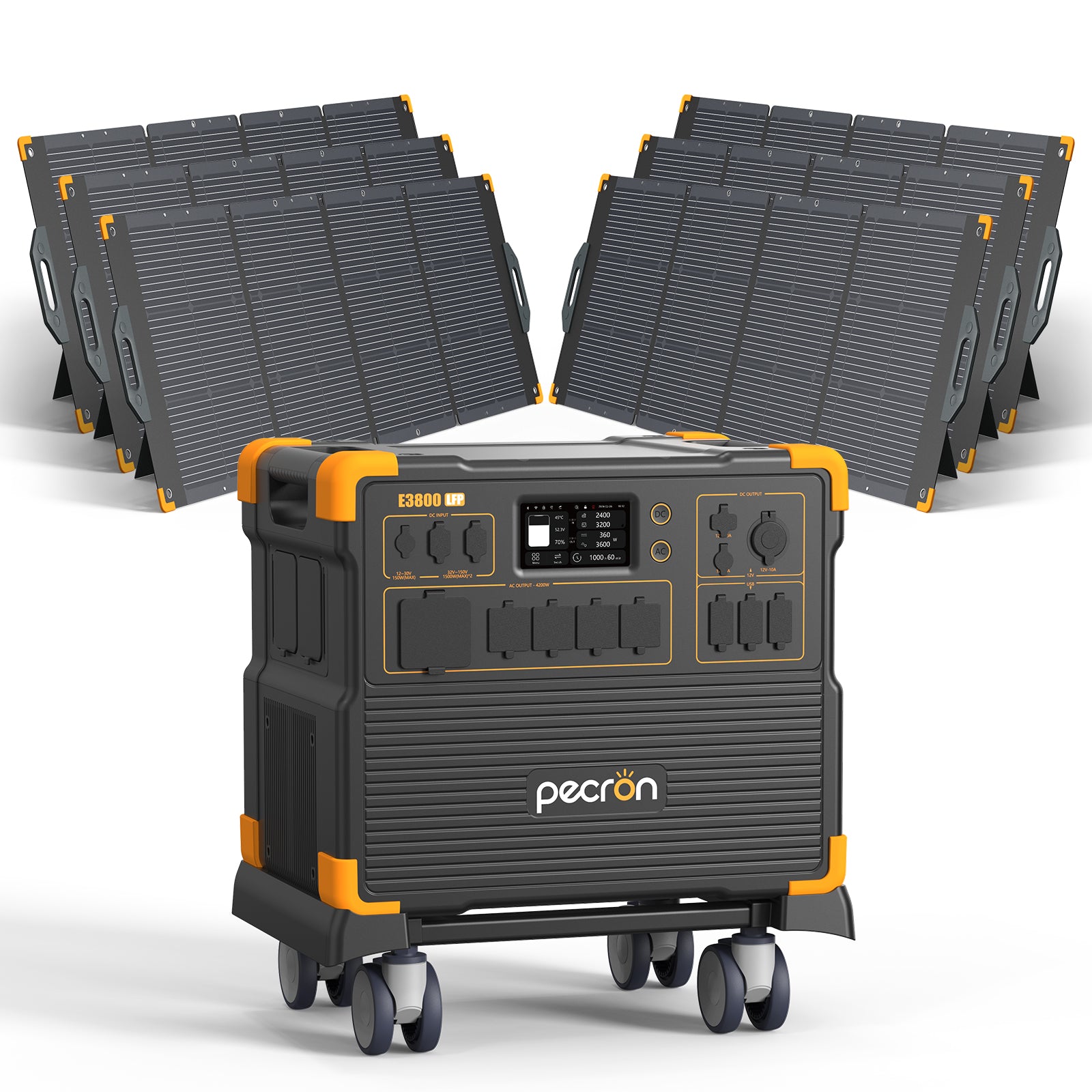 E3800LFP-6*PV300 / Battery Pack EP3800-48v is 3840Wh PRE-ORDER (only battery/not output/input)