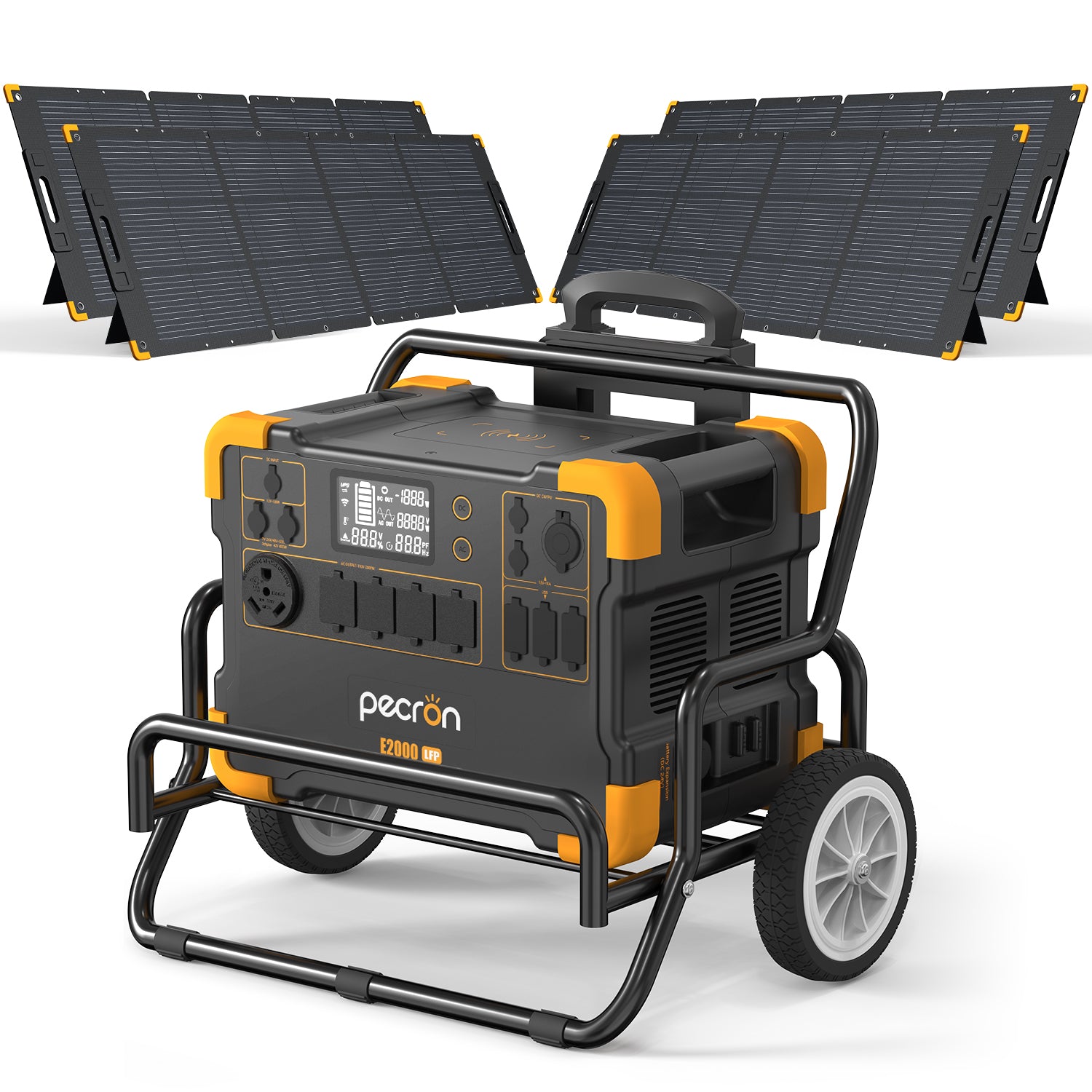 E2000LFP 800W Solar Kit / Yellow