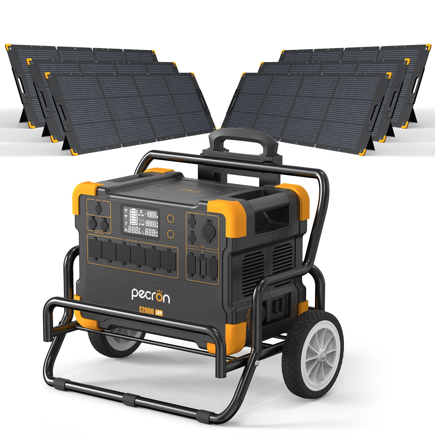 E2000LFP 1200W Solar Kit / Yellow