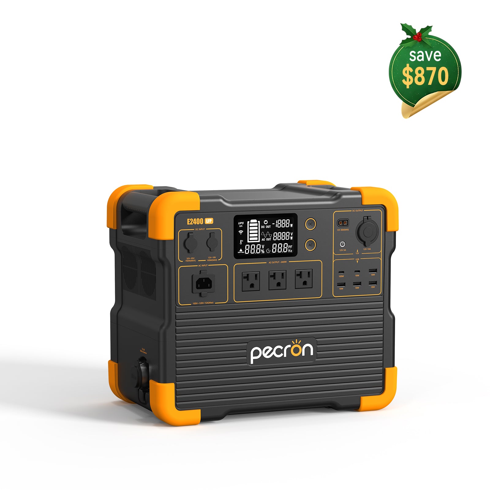 E2400LFP / EP3800-48v is 3840Wh PRE-ORDER (only battery/not output/input)