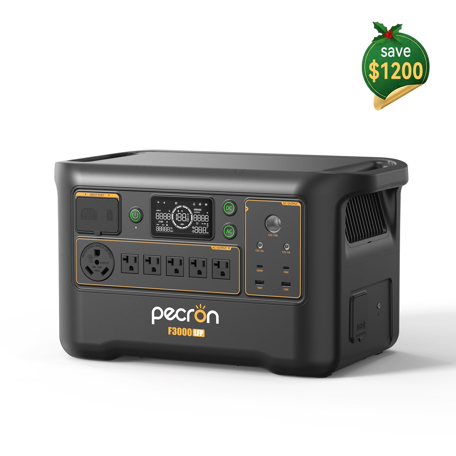 F3000LFP / Without Cart / Battery Pack EP3800-48v is 3840Wh PRE-ORDER (only battery/not output/input)